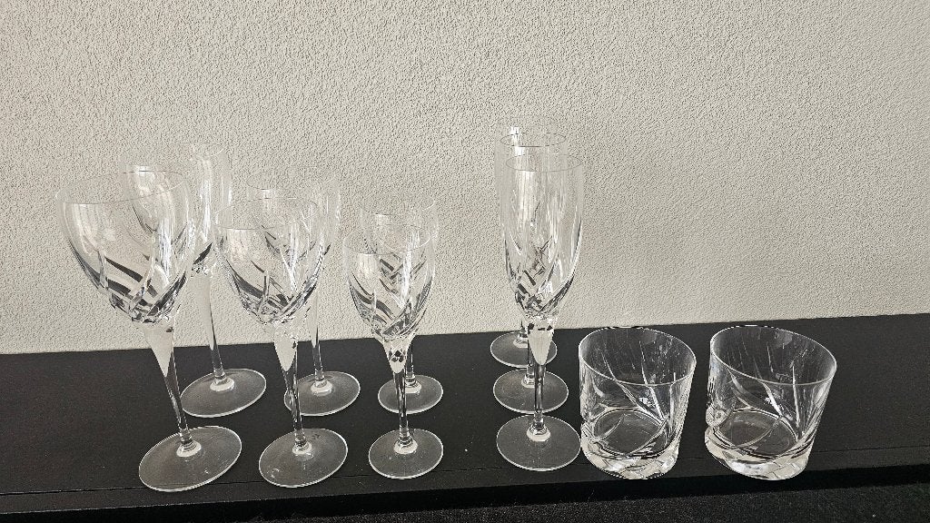 Wedgwood Toscane wijnglazen glazen sherry whiskey, Glas of Glazen, Ophalen of Verzenden, Overige stijlen, Wedgwood