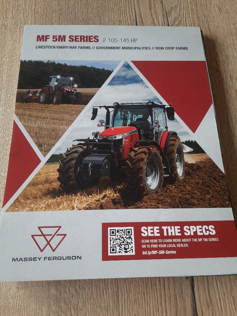 FOLDER MASSEY FERGUSON MF 5M SERIES USA, Verzenden, Nieuw, Folder