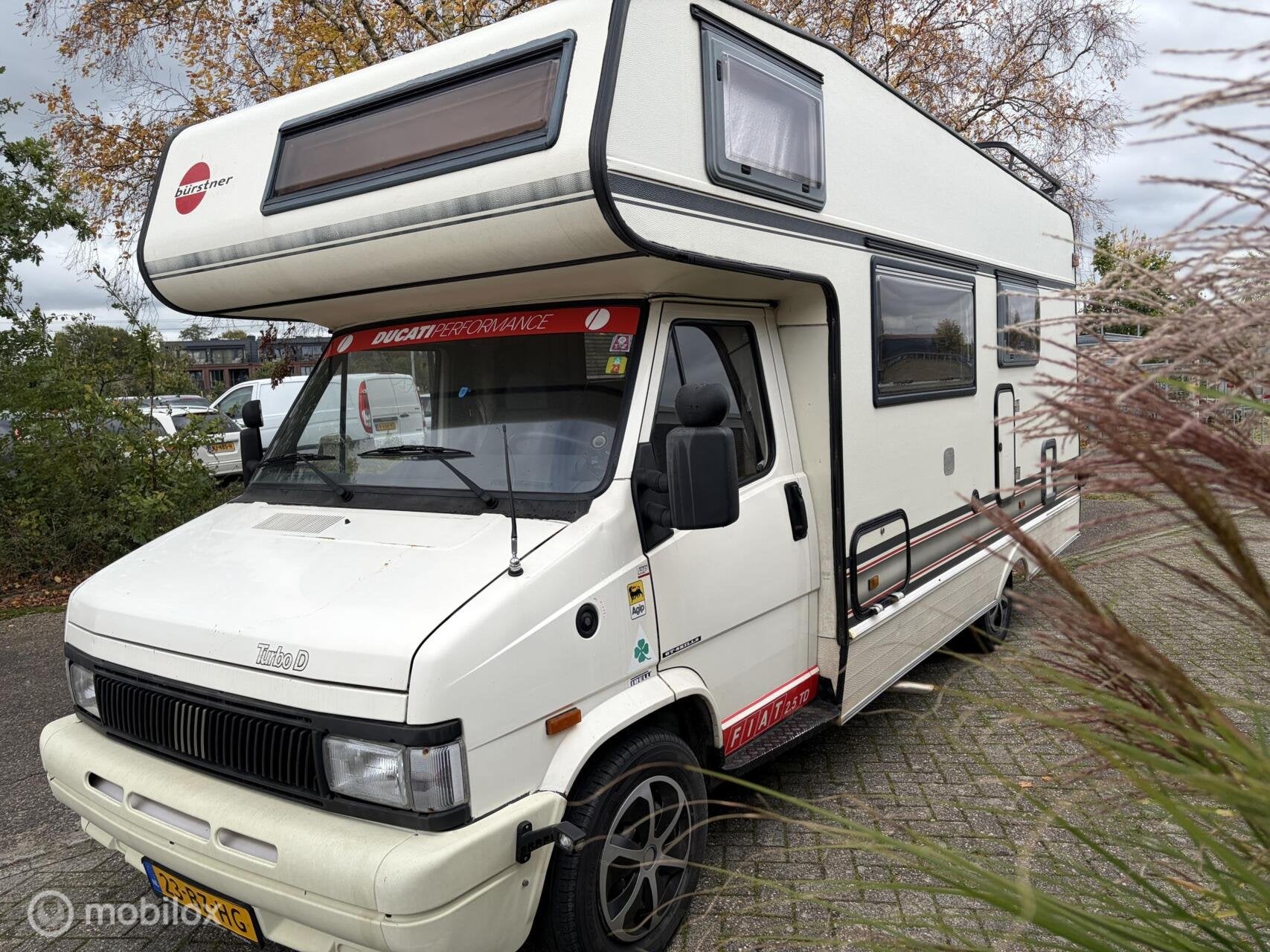 camper alkoof burstner fiat 2.5 diesel met stapelbed !, Bedrijf, Diesel, Fiat
