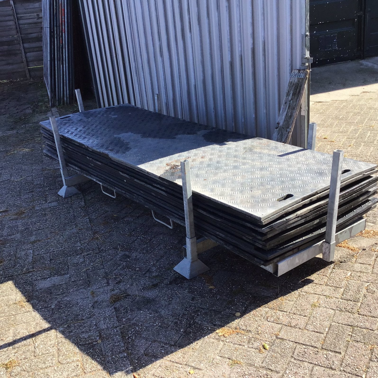 Kunstof rijplaten, Ophalen, Zo goed als nieuw, Kunststof