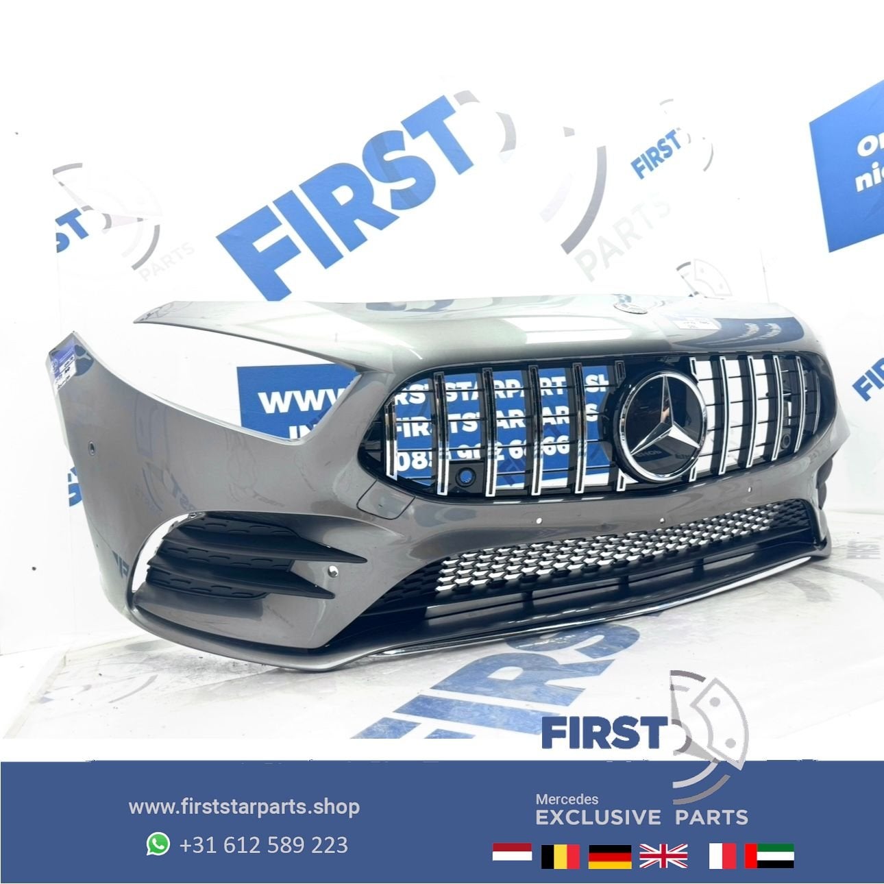 W177 BUMPER AMG LINE Voorbumper Mercedes A Klasse 2018-2023, Auto-onderdelen, Gebruikt, -, Voor, Ophalen of Verzenden