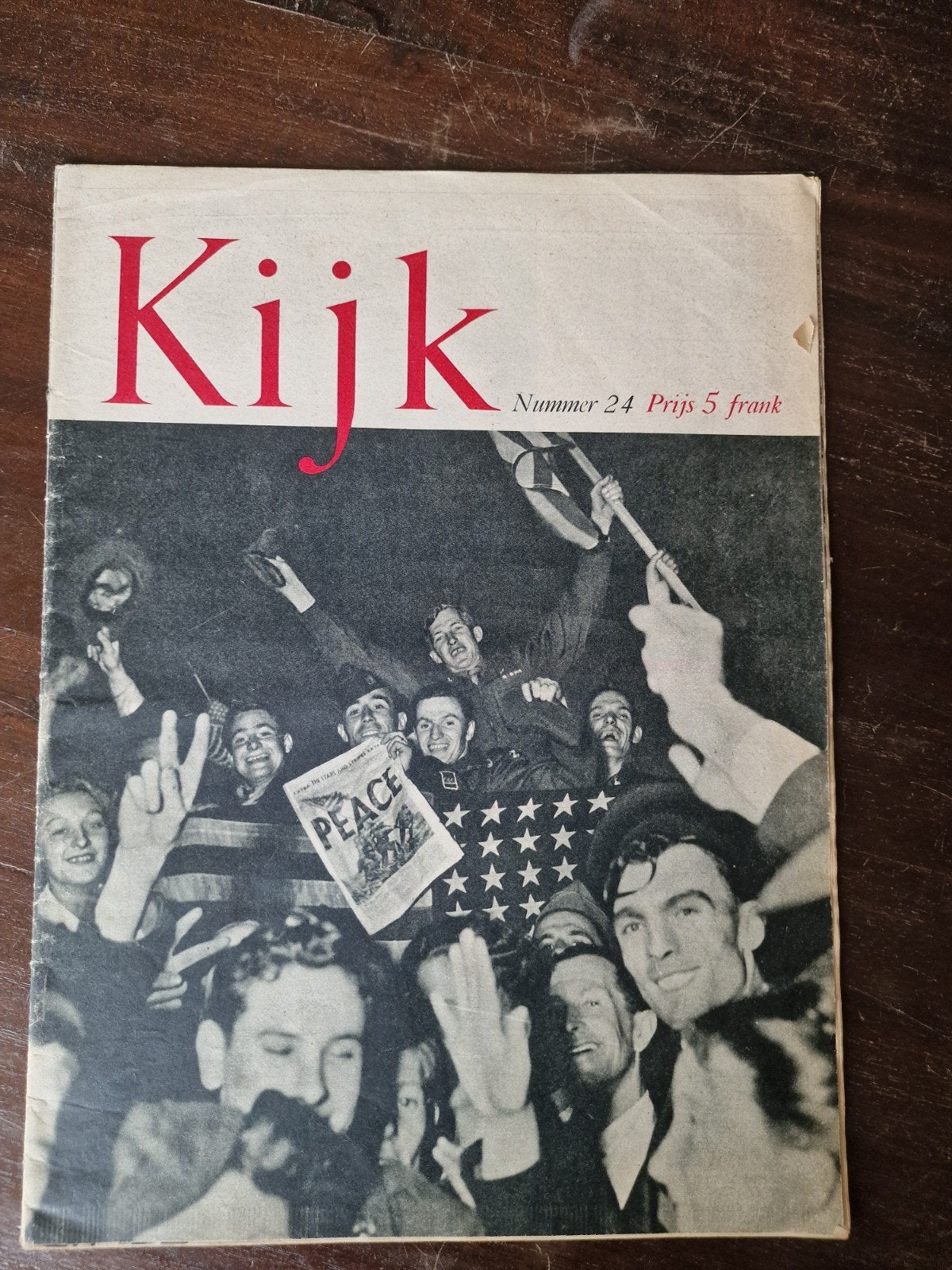Kijk Magazine - Nummers 14 & 24 (1945) - Oorlogseditie, Boeken, Tijdschriften en Kranten, Ophalen of Verzenden, Gelezen, Overige typen