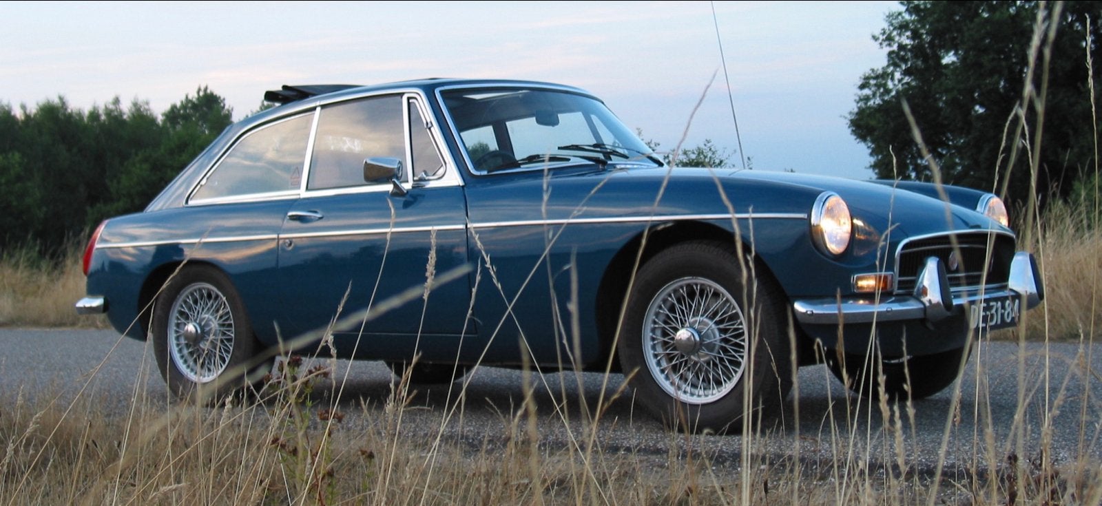 MG B 1.8 GT 1972 Blauw - engelse versie, Auto's, Blauw, Handgeschakeld, Particulier, 4 cilinders