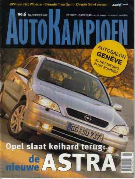 Autokampioen 6 1998 : Nissan Patrol - Ford Windstar - Opel, Ophalen of Verzenden, Gelezen, Algemeen