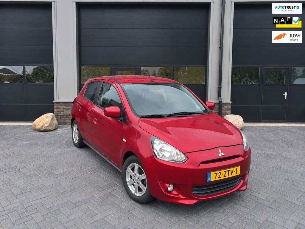 Mitsubishi Space Star 1.0 Intense - Keyless - Top onderhoude, Voorwielaandrijving, Gebruikt, Origineel Nederlands, Bedrijf