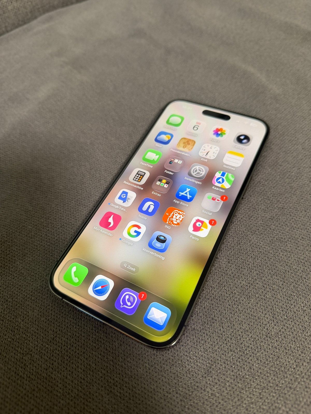 Apple iPhone 14 Pro Max 256GB Purple, Paars, Zo goed als nieuw, IPhone 14 Pro Max, Ophalen