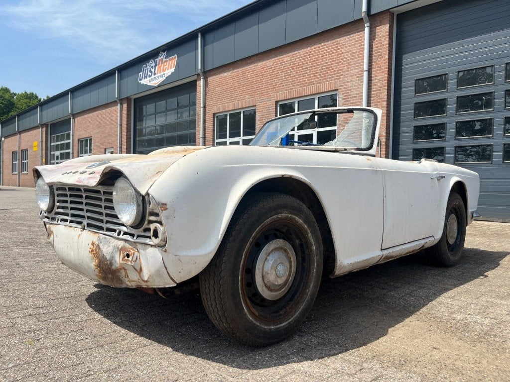 Triumph TR4 Overdrive, Triumph, Bedrijf, Handgeschakeld, Wit