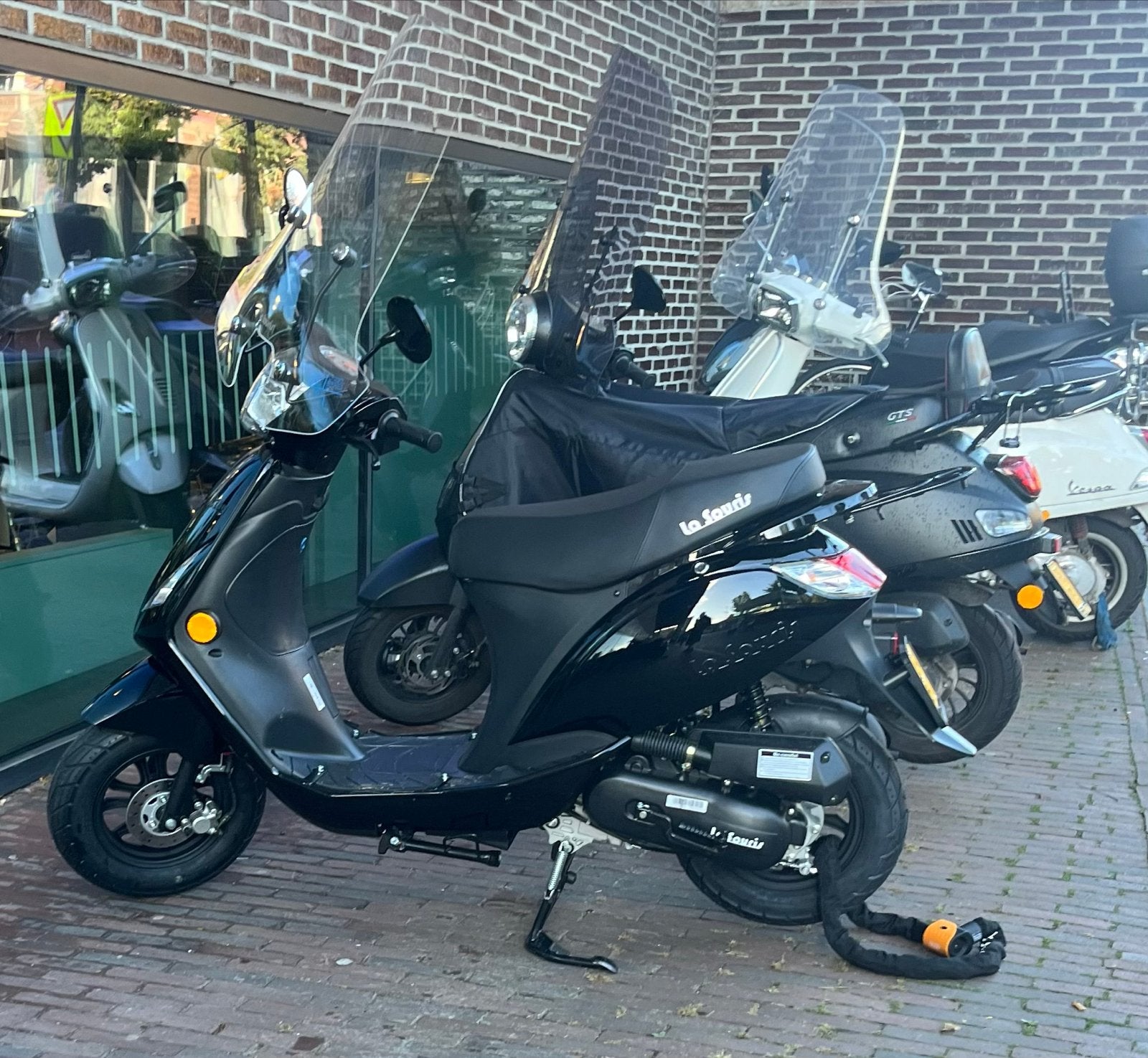La Souris City Scooter - Geel Kenteken (km stand: 2881), Ophalen, Gebruikt, Maximaal 45 km/u, Benzine