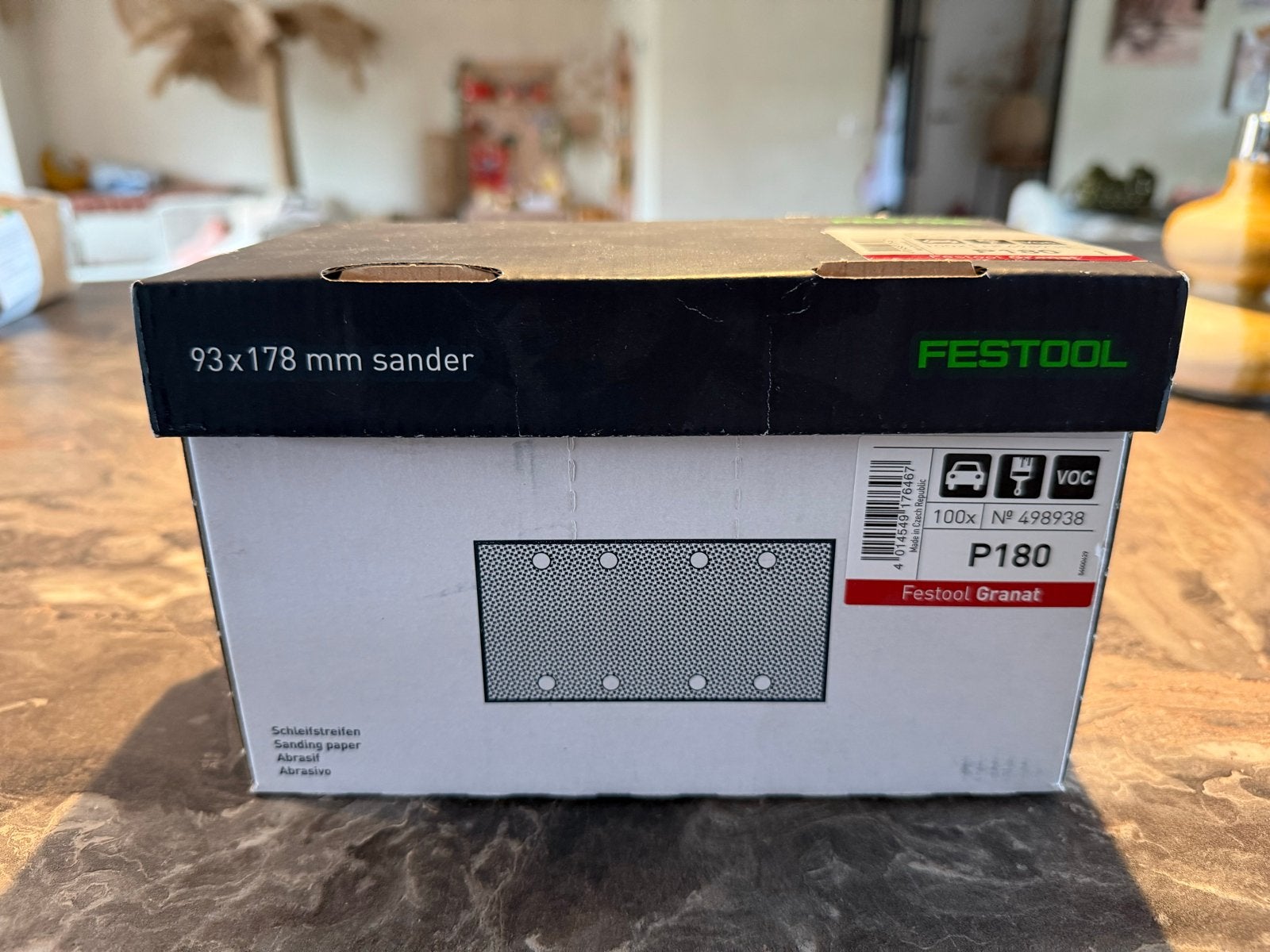 Festool Granat Schuurpapier P180 93x178 mm (100 stuks), Doe-het-zelf en Verbouw, Gereedschap | Schuurmachines, Ophalen, Nieuw