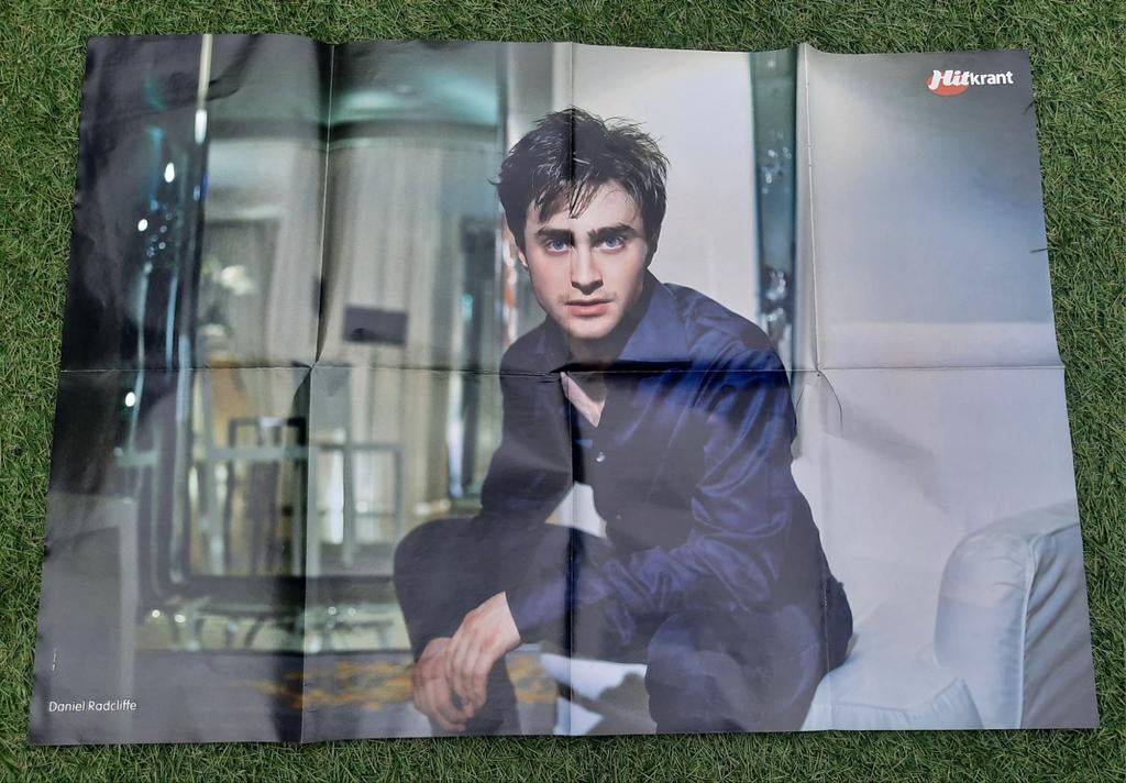 Grote Poster Hitkrant 2011 Daniel Radcliffe / Esmee Denters, Ophalen of Verzenden, Gebruikt, A1 t/m A3, Film en Tv