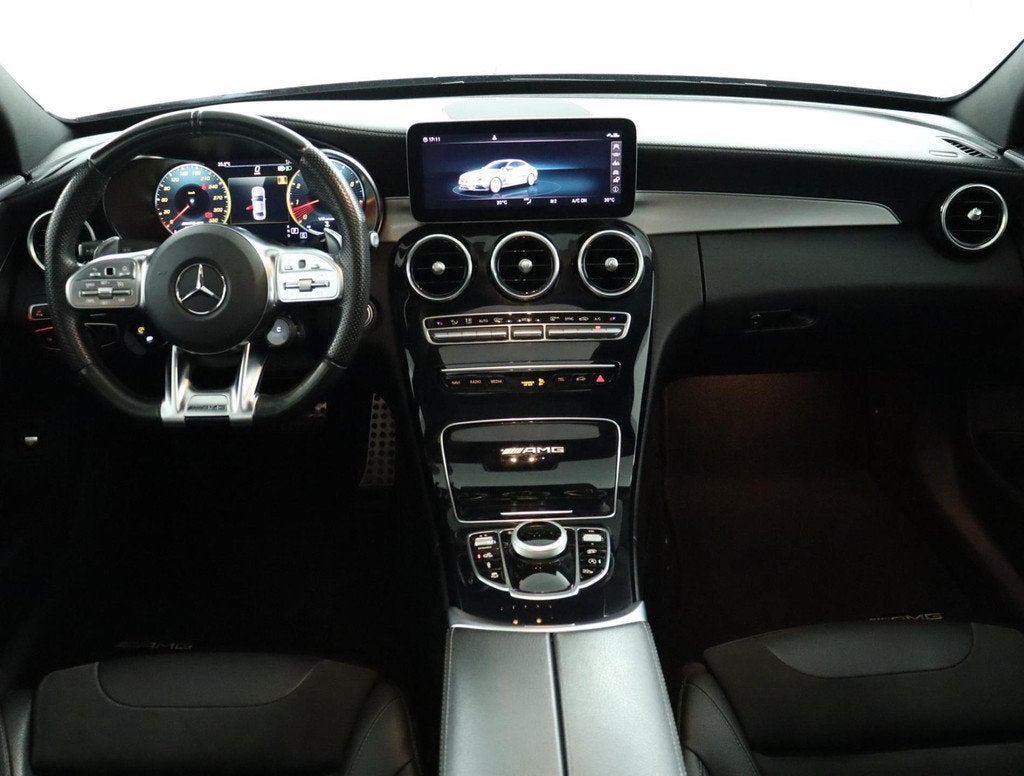 Mercedes-Benz C-Klasse AMG 63 S Premium Plus Pack |Pano |Bur, Auto's, Mercedes-Benz, Gebruikt, 510 pk, 1655 kg, Leder en Stof