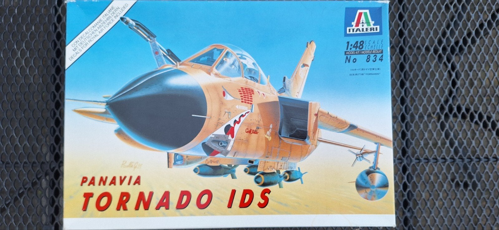 Tornado IDS (Gr1) Golfoorlog 1:48 Italeri, Italeri, Ophalen of Verzenden, Zo goed als nieuw, Groter dan 1:72