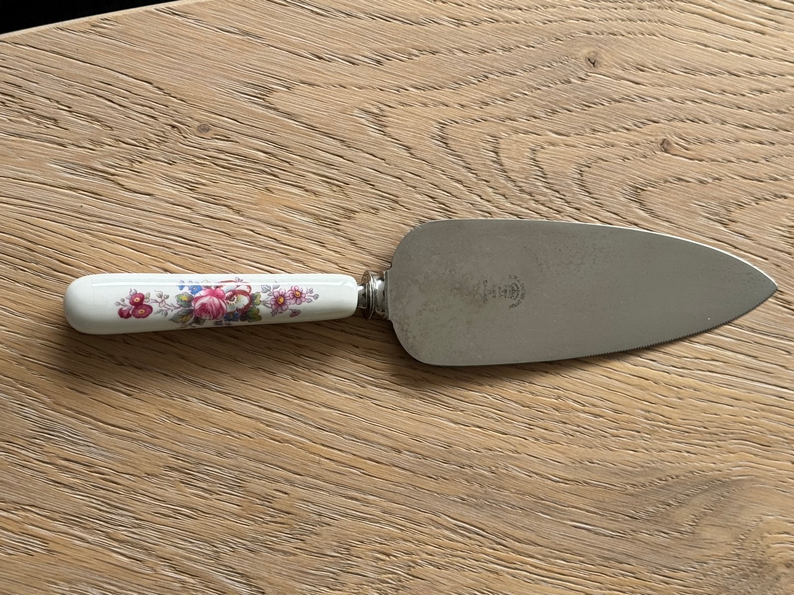 Antieke taartschep Royal Crown Derby, 15,5 cm x 5 cm, Antiek en Kunst, Ophalen of Verzenden
