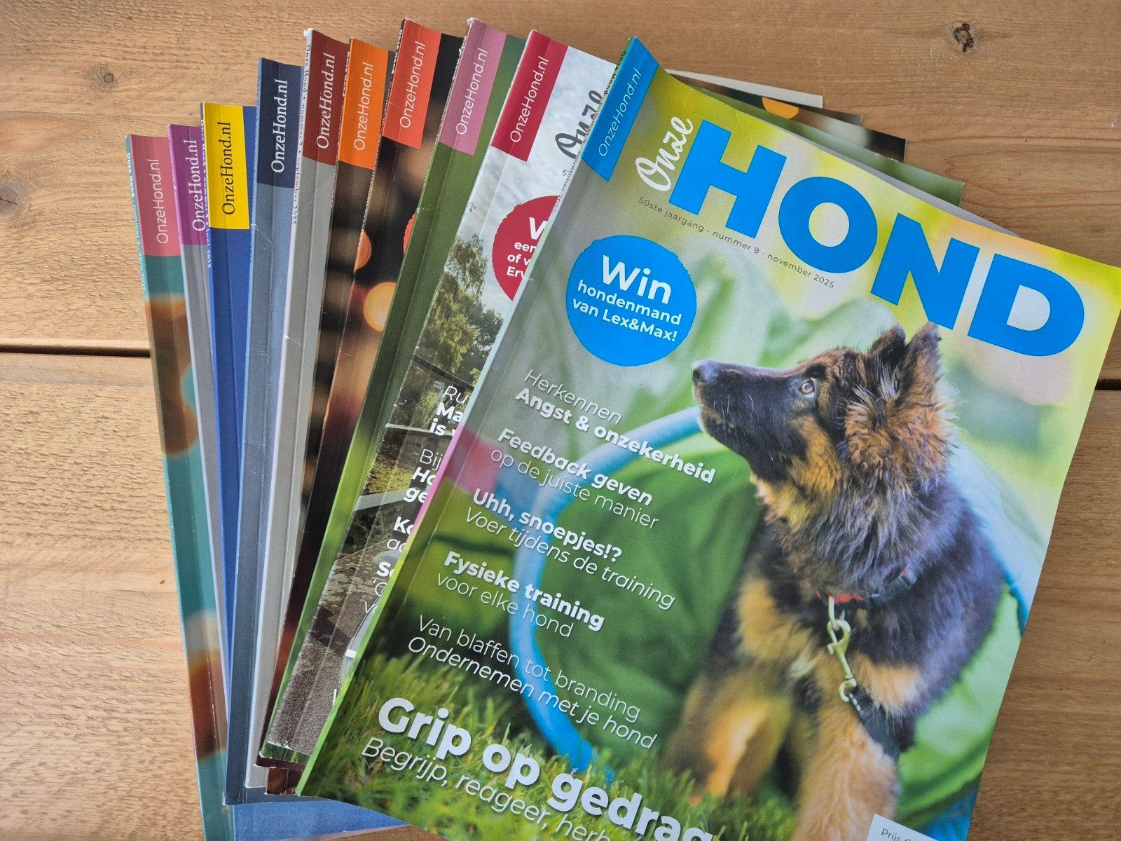 10 edities Onze Hond Magazine, Ophalen of Verzenden, Zo goed als nieuw, Overige typen