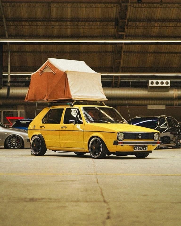 Volkswagen Golf 1.5 LS AUT 1976 Geel, Auto's, Volkswagen, Automaat, 1457 cc, 4 cilinders, Geel