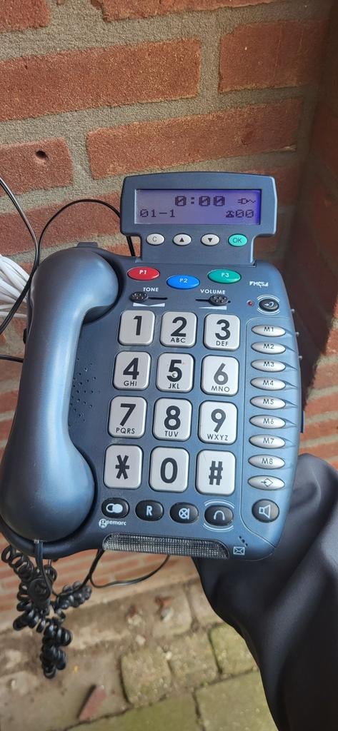 Geemarc CL400 Slechthorenden Telefoon - Zo goed als nieuw, Ophalen of Verzenden, Gebruikt, 1 handset