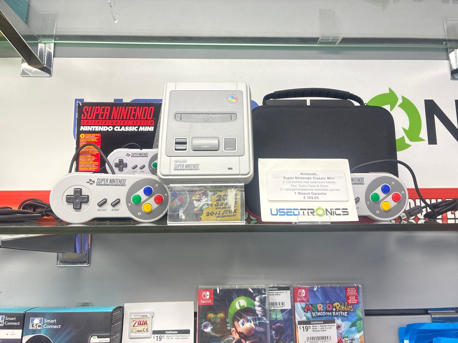 Nintendo Super NES Classic Mini met 2 controllers, Ophalen, Overige genres, 2 spelers, Eén computer