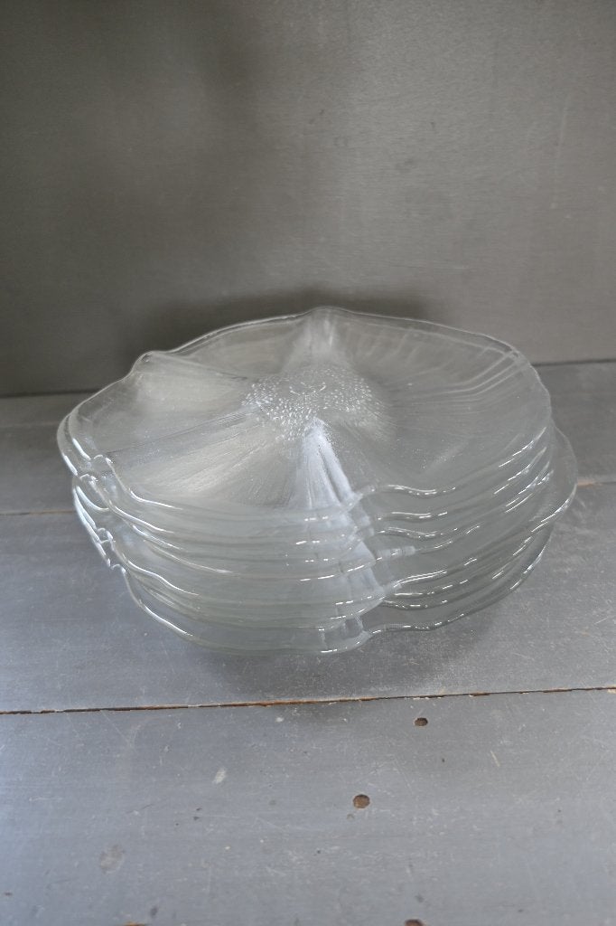 Vintage Kosta Boda Sweden fondue borden 8 x Ann Wärff., Huis en Inrichting, Keuken | Servies, Verzenden, Bord(en), Overige stijlen