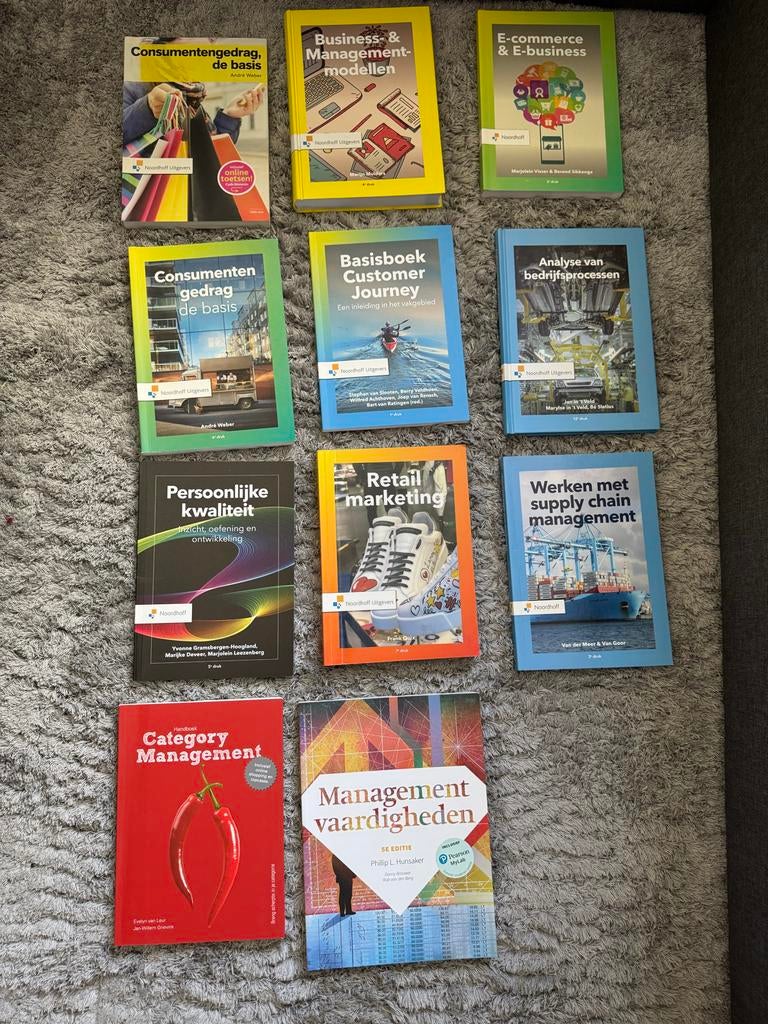 Diverse studieboeken HBO Ondernemerschap & Retail Management, Boeken, Ophalen of Verzenden, Gamma, Gelezen, HBO