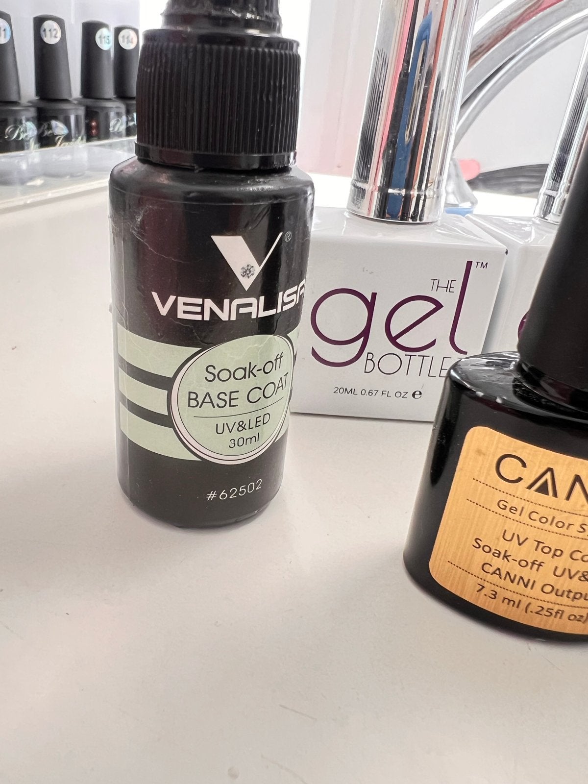 Gellak starterspakket met kwasten en top/base coats, Gebruikt, Pinarserkan216@gmail.com, EU, Overige typen