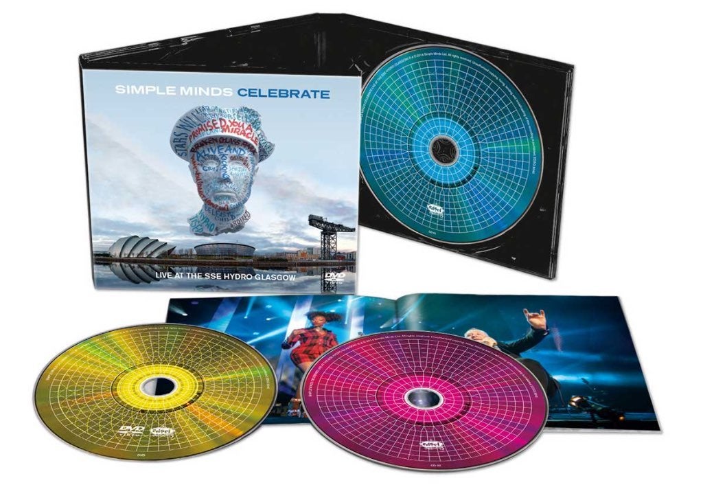 2Cd+Dvd Set Simple Minds Celebrate Live SSE Hydro 2013 ZGAN, Cd's en Dvd's, Pop, Digipak, Ophalen of Verzenden, Zo goed als nieuw