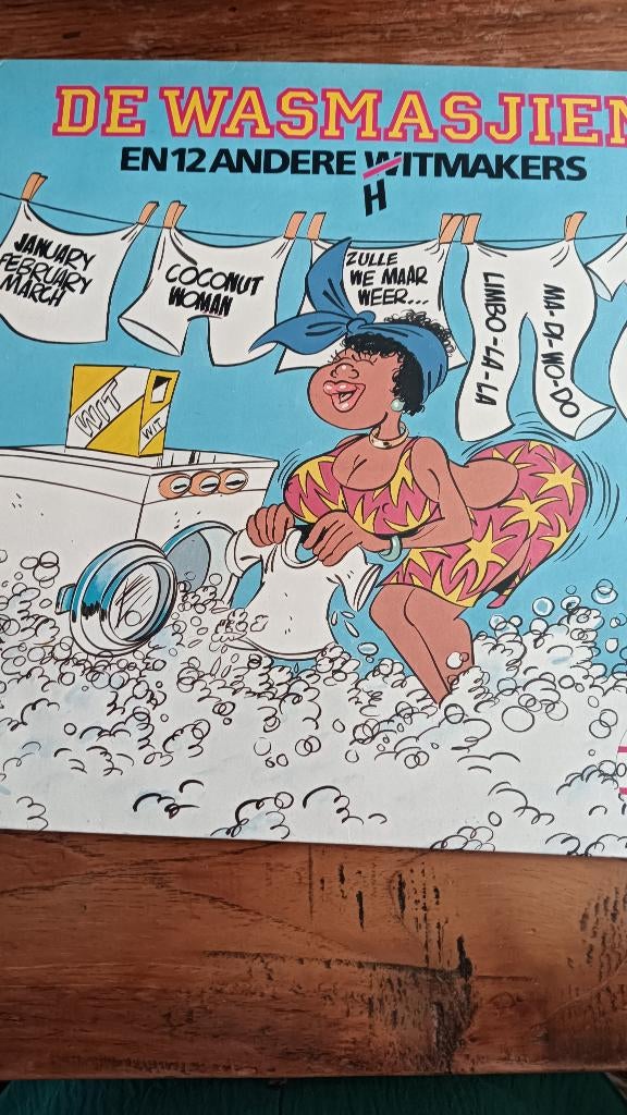 lp de wasmasjien en 12 andere hitmakers., Ophalen, Gebruikt, Levenslied of Smartlap, 12 inch