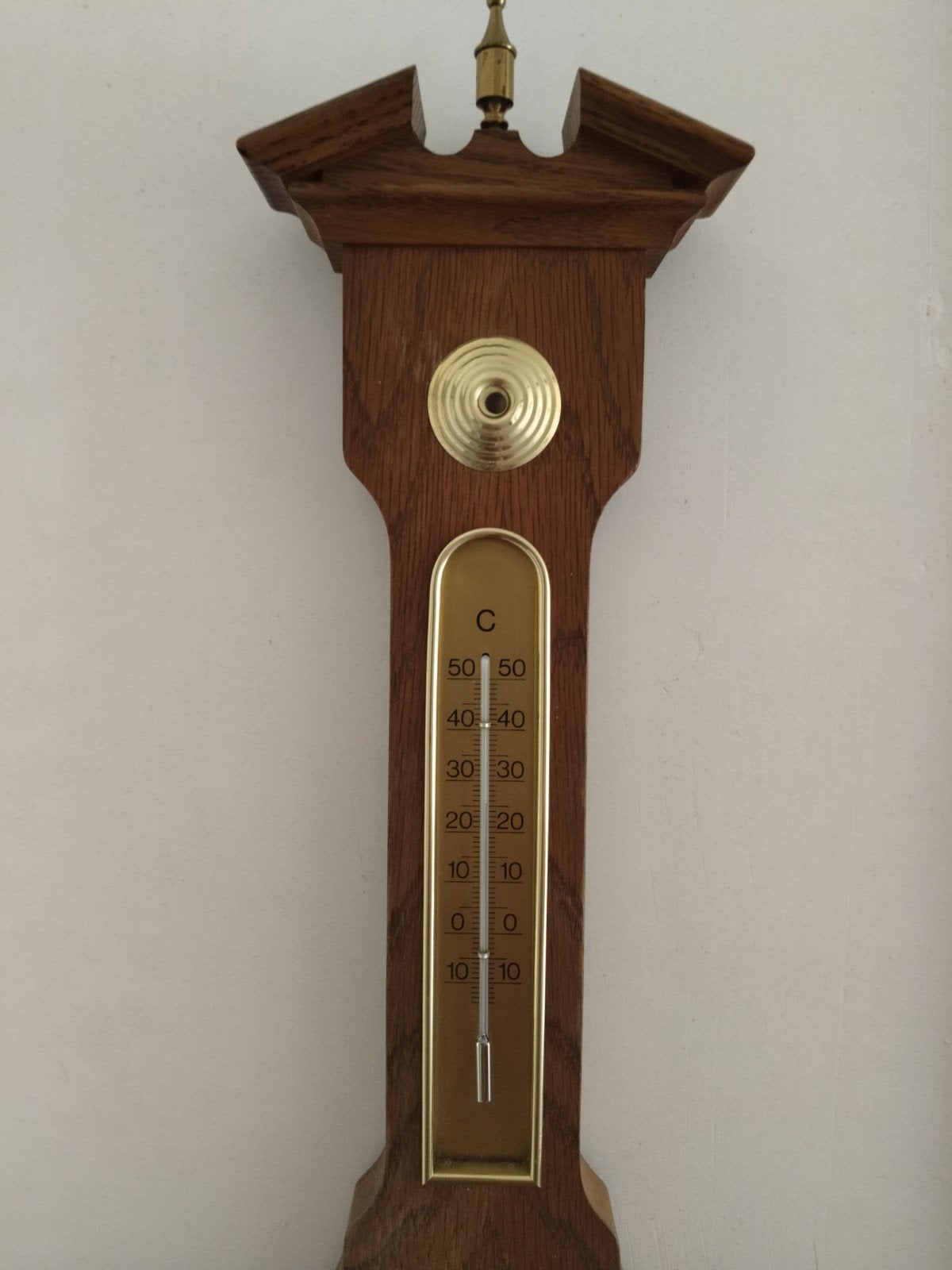 Vintage Wuba Barometer Weerstation; Thermo-, Hygro, Ophalen of Verzenden, Gebruikt, Weerstation