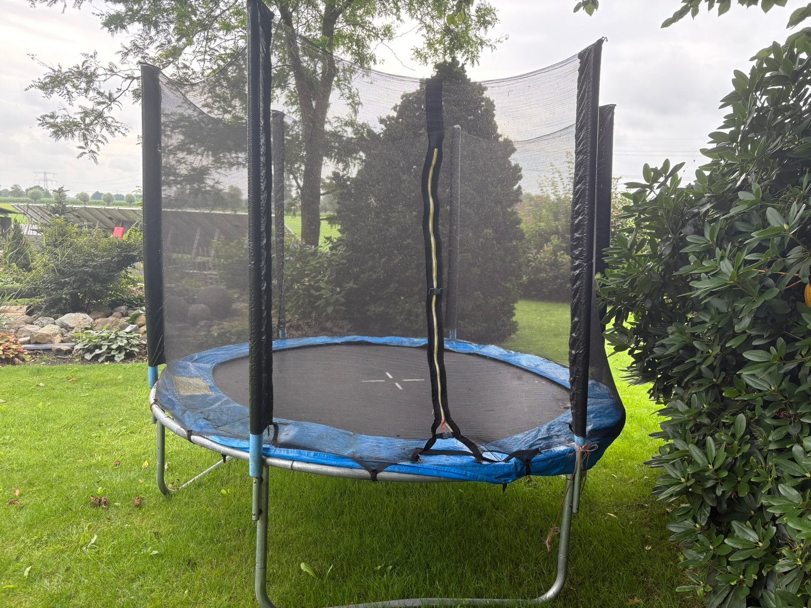Ronde trampoline 2,44 m met veiligheidsnet, Kinderen en Baby's, Ophalen, Gebruikt