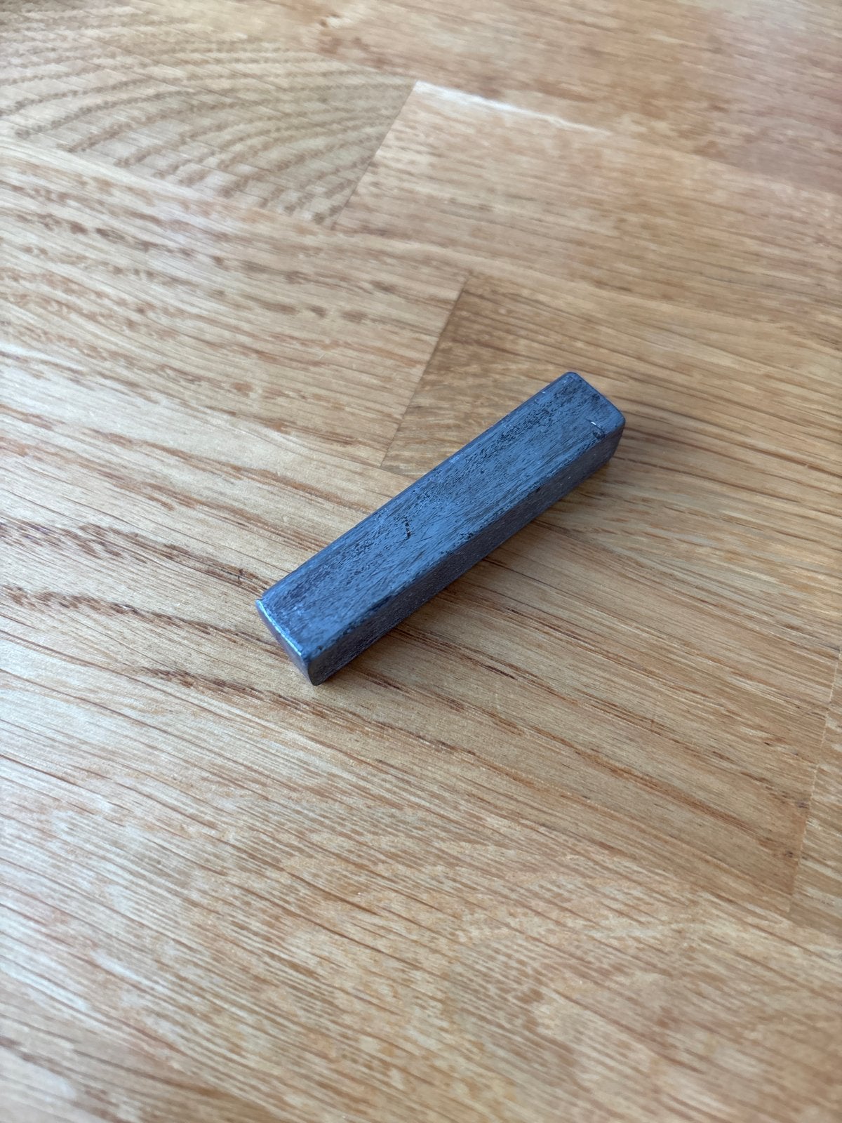 Blok ijzer, Ophalen, Gebruikt