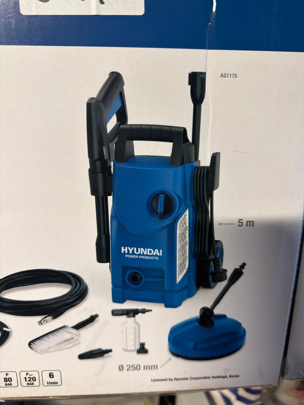 Hyundai Hogedrukreiniger 1500W - Nieuw in doos, Ophalen of Verzenden, Nieuw, Elektrisch