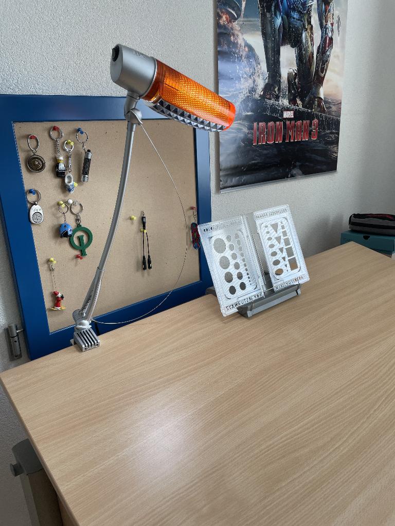 Bureaulamp, merk Brilliant, staand, klem of muur, Ophalen of Verzenden, Gebruikt