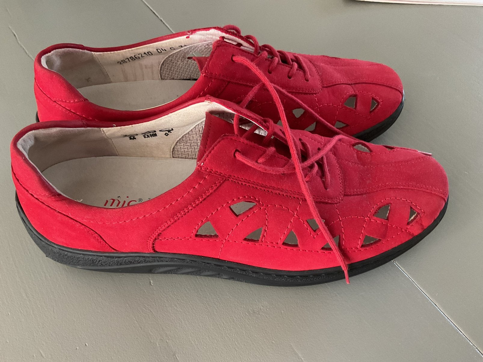 Zgan Waldläufer schoenen, Kleding | Dames, Verzenden, Rood, Sneakers of Gympen, Zo goed als nieuw