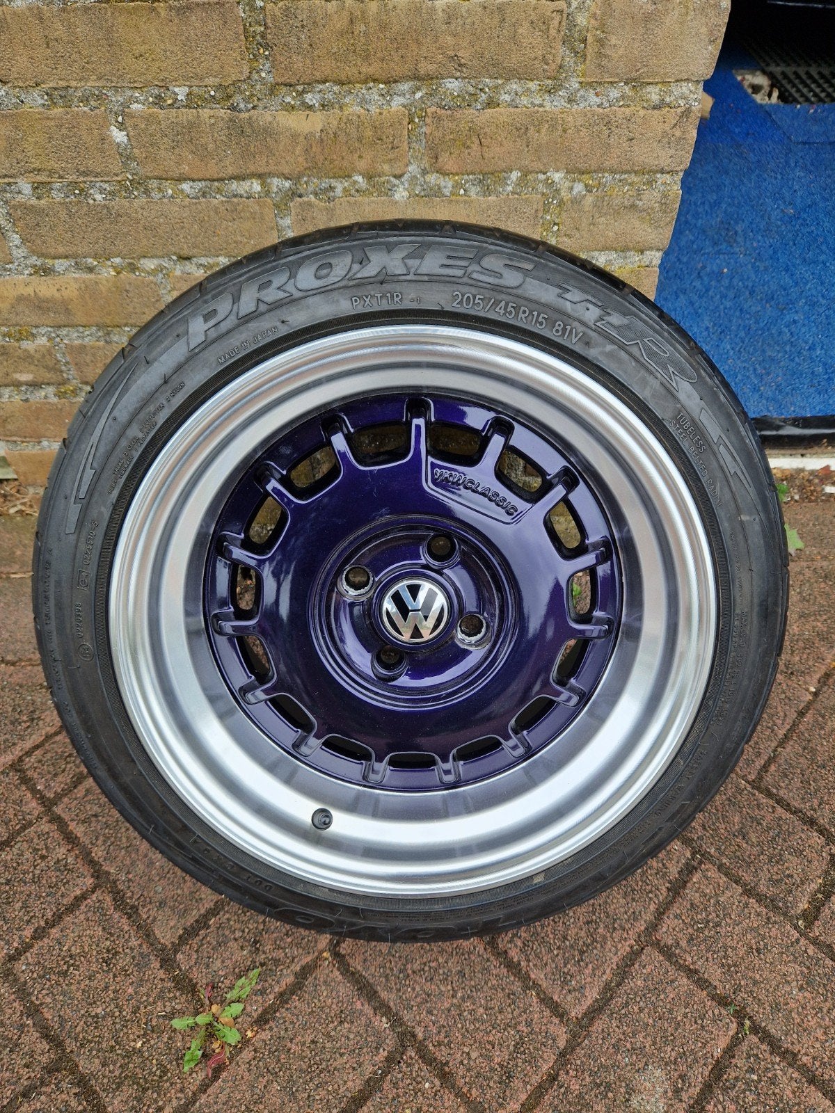 Nieuwe Vw Classic velgen met Toyo Proves PX1R  (15 inch), Auto-onderdelen, Banden en Velgen, 15 inch, Banden en Velgen, Nieuw