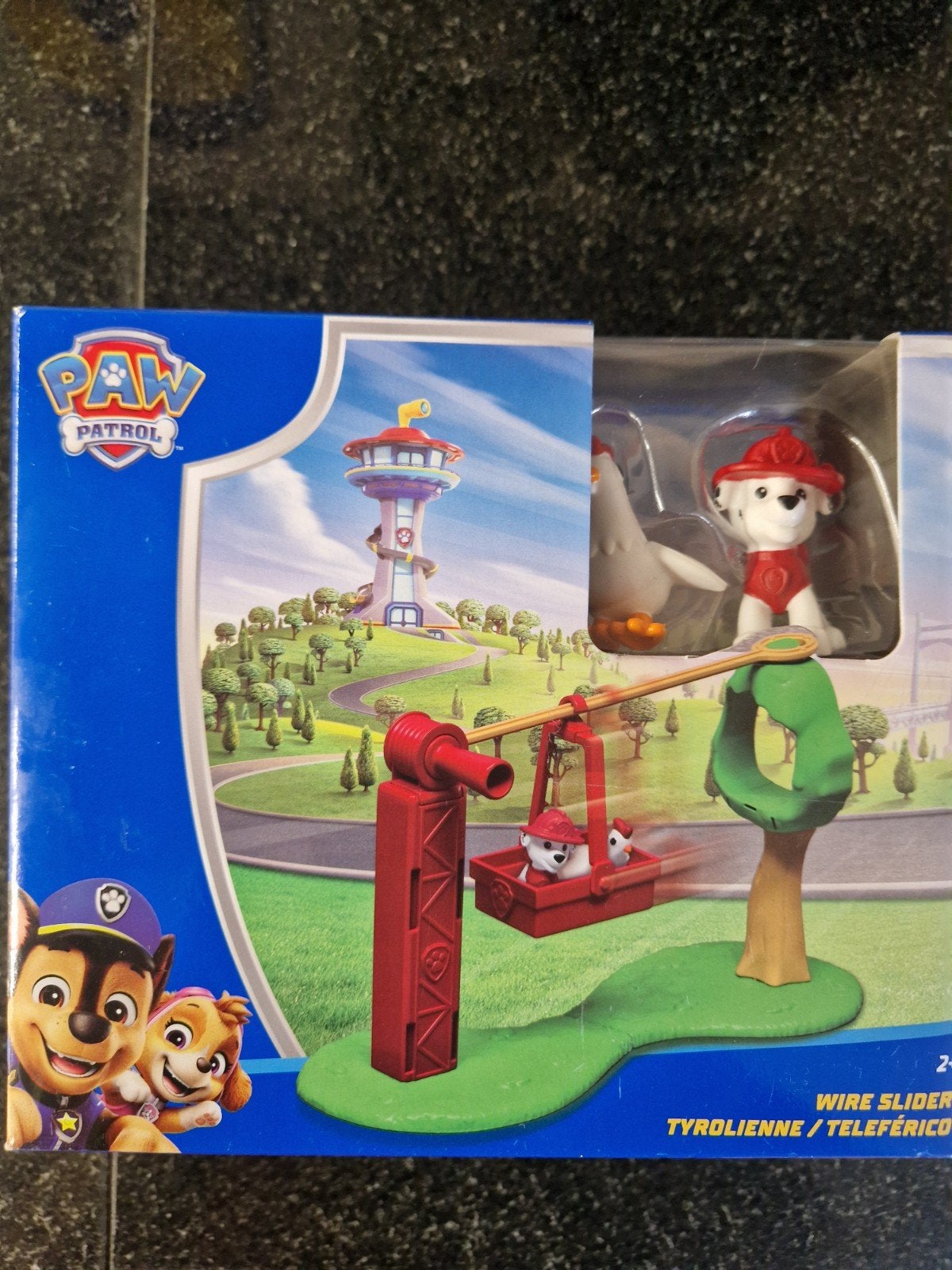 Paw Patrol Wire Slider Speelset met Marshall en Chickaletta, Ophalen of Verzenden, Nieuw