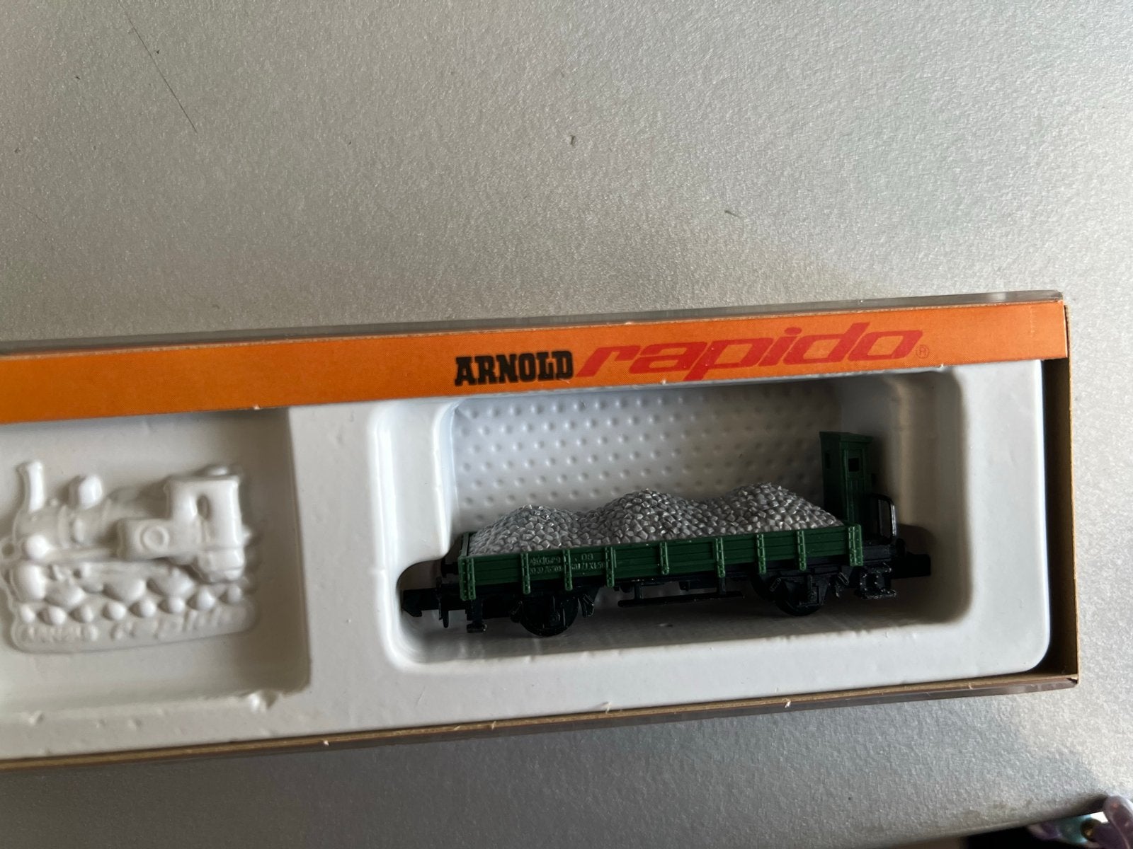 3x Arnold Rapido N-spoor wagon met lading, Arnold, Gelijkstroom, Wagon, Ophalen of Verzenden