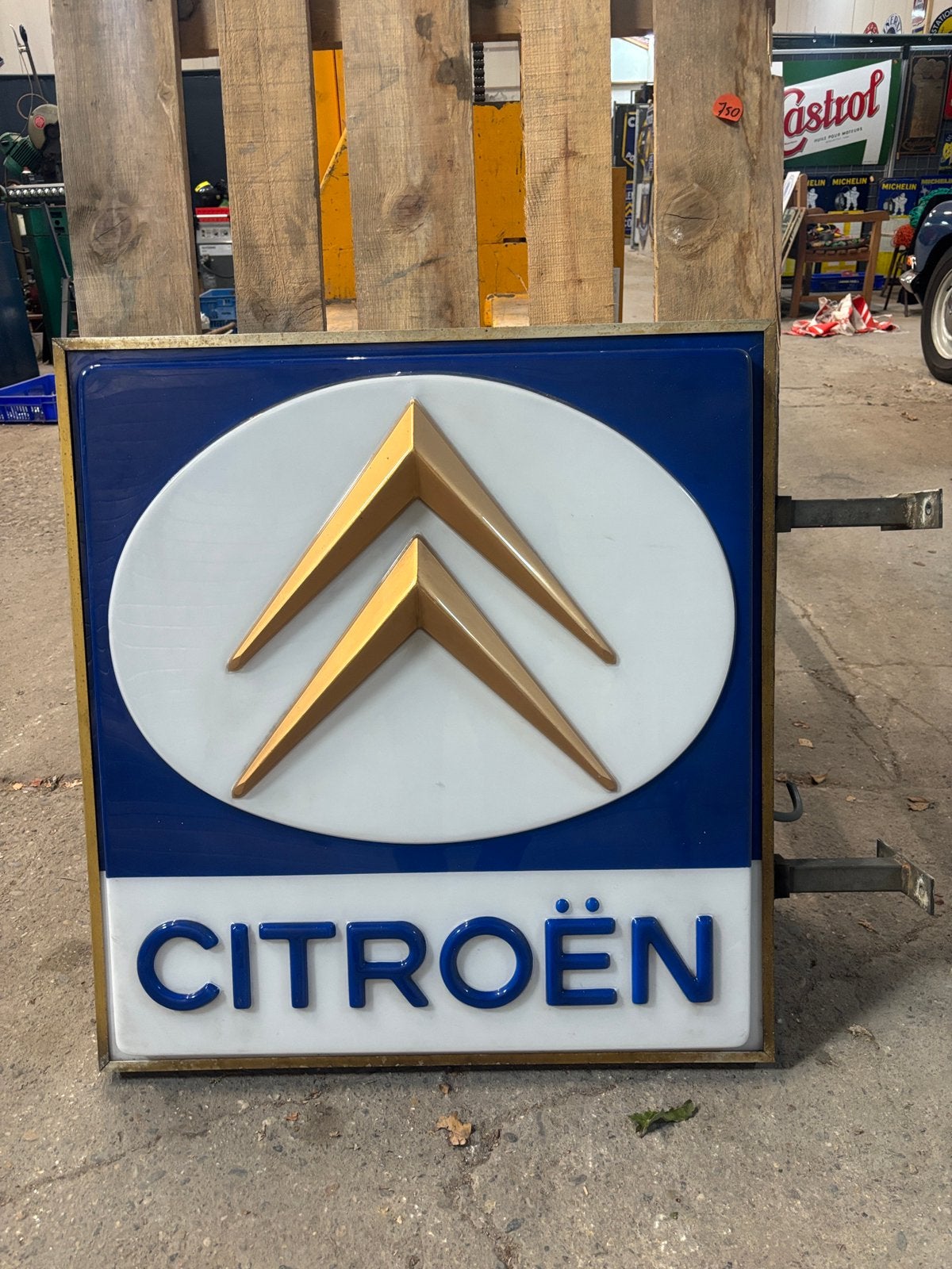 Citroen lichtbak 80x75 cm 220V in perfecte en werkende staat, Ophalen, ., Lichtbak of (neon) lamp, Zo goed als nieuw