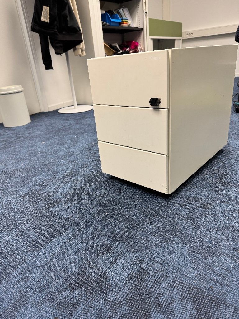 Ladeblok-wit, Ophalen, Gebruikt, 70 tot 120 cm, Modern