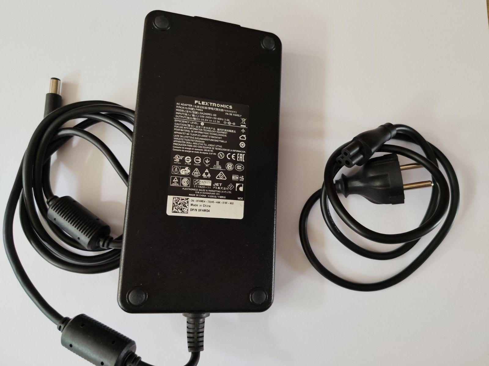 FLEXTRONICS AC Adapter GA240PE1-00 Oplader, Computers en Software, Laptop-opladers, Ophalen of Verzenden