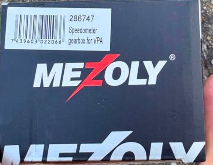 Mezoly snelheidsmeter tandwielkast voor VPA, Fietsen en Brommers, Ophalen, Nieuw, Overige typen