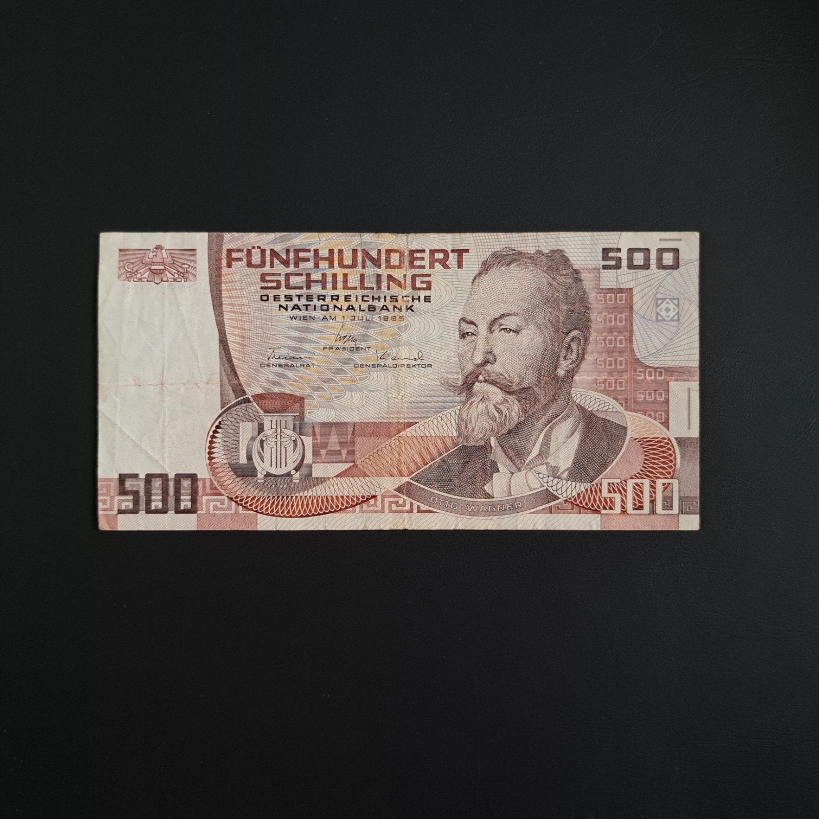 500 shilling Oostenrijk #062, Verzenden, Oostenrijk, Los biljet