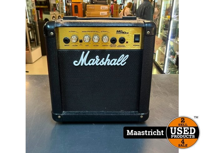 Marshall MG10CD - Versterker | Nwpr 79 Euro, Marshall, Zo goed als nieuw, Support@marshall.com, Marshall Amplification PLC
Denbigh Road
Bletchley, Milton Keynes
MK1 1DQ
United Kingdom
