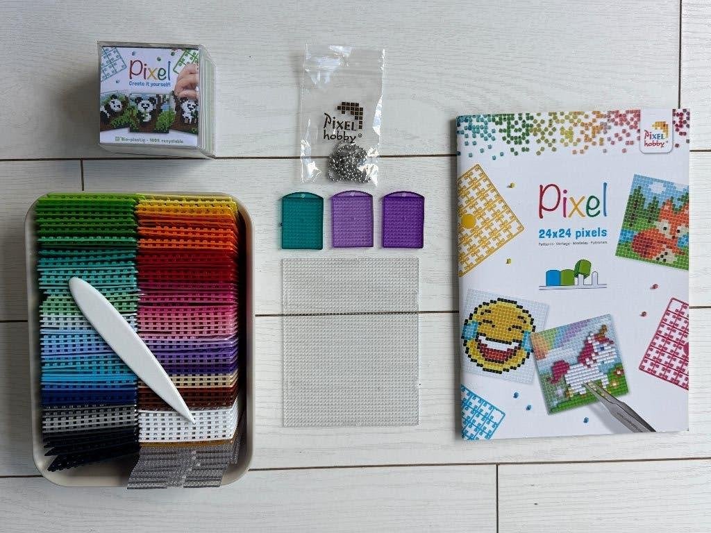 Pixelhobby, uitgebreide complete set TE KOOP, Nieuw, Meerkleurig, Ophalen of Verzenden, Knutselset