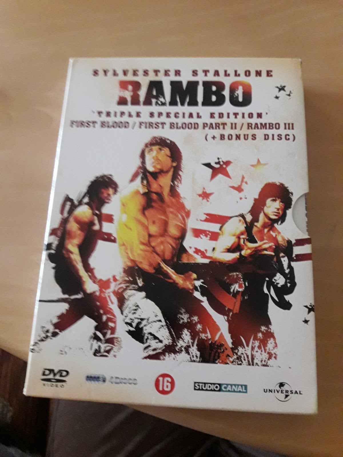 Rambo Triple special edition, Vanaf 16 jaar, Ophalen of Verzenden, Zo goed als nieuw