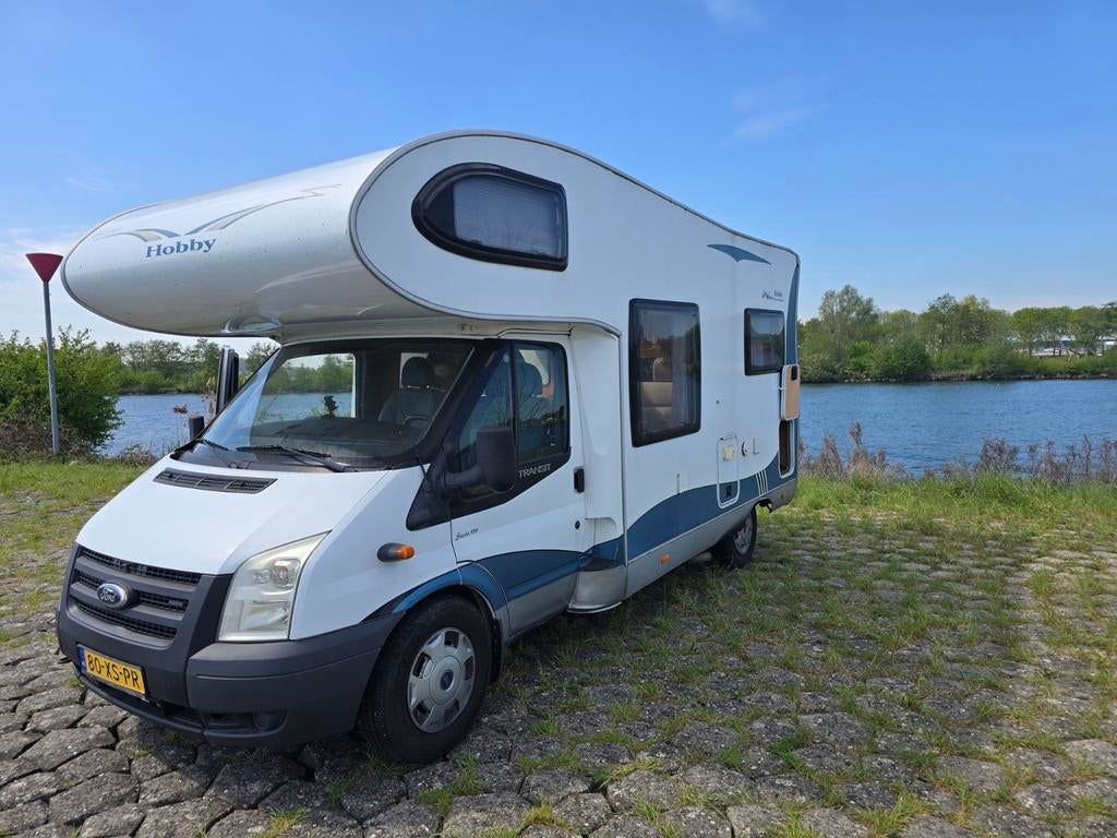 Hobby T555 AK FS Camper ALKOOF - Weinig km nieuw model 2007, Luifel, Ringverwarming, Hobby, Ford