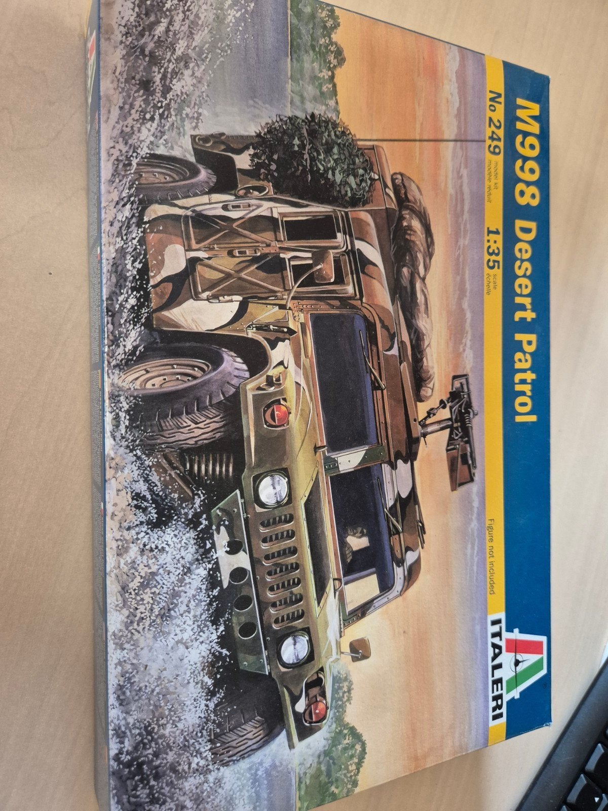 Italeri M998 Desert Patrol Hummer modelbouwkit, Hobby en Vrije tijd, 1:32 tot 1:50, Nieuw, Ophalen of Verzenden, Italeri