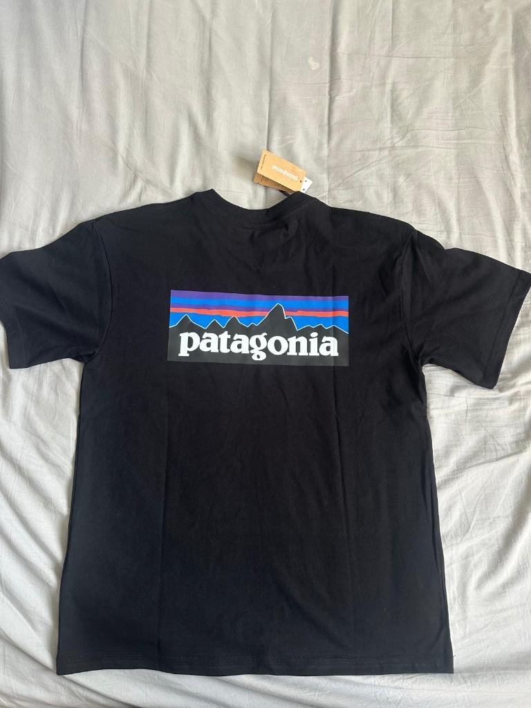 T-shirt Patagonia, Zwart, Nieuw, Patagonia, Verzenden