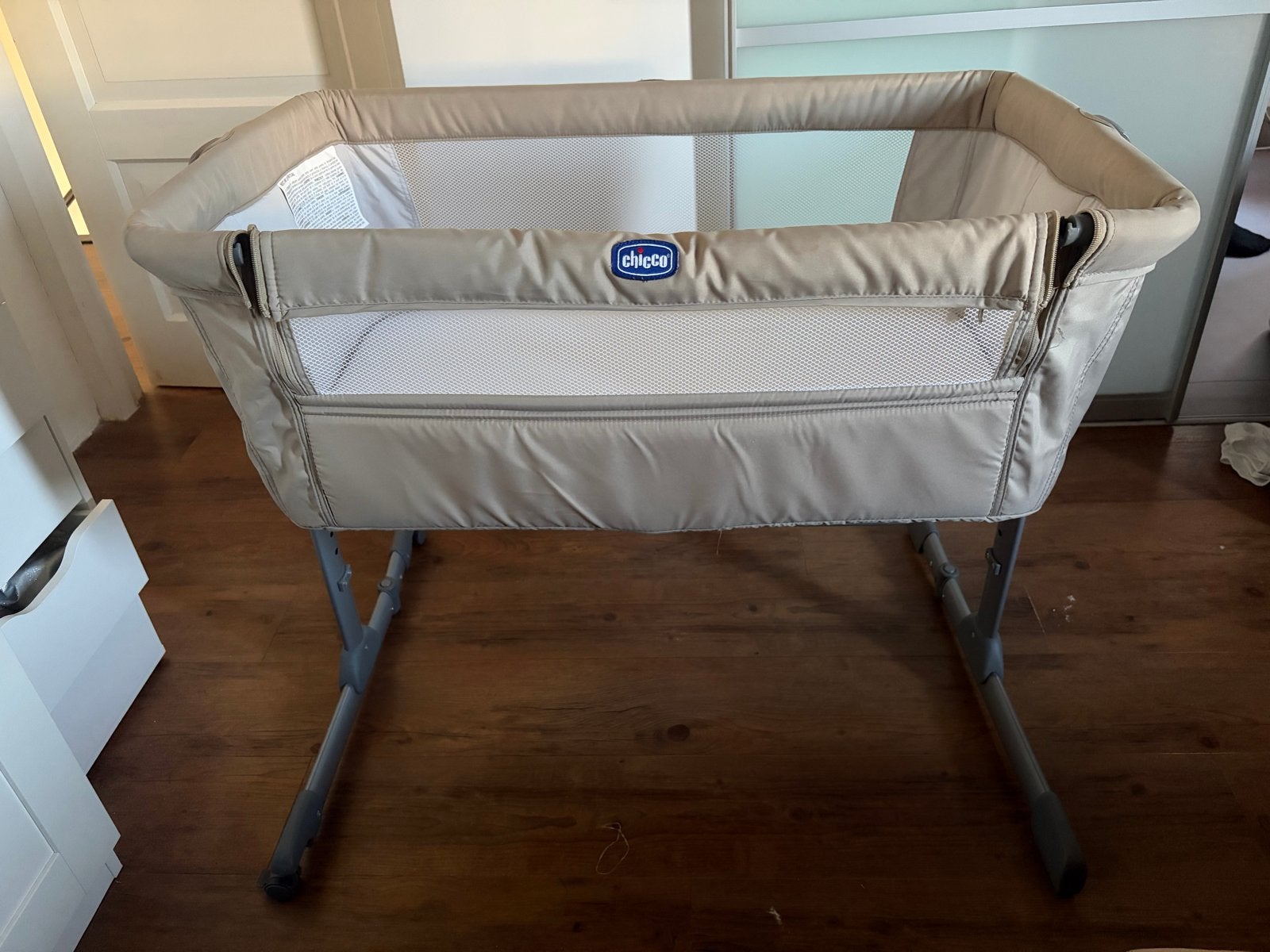 Chicco Next2Me cosleeper, Ophalen, 70 tot 85 cm, Zo goed als nieuw, Minder dan 140 cm