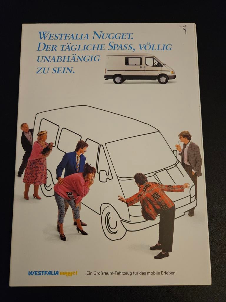 Brochure Ford Transit Westfalia Nugget, Ophalen of Verzenden, Zo goed als nieuw, Ford