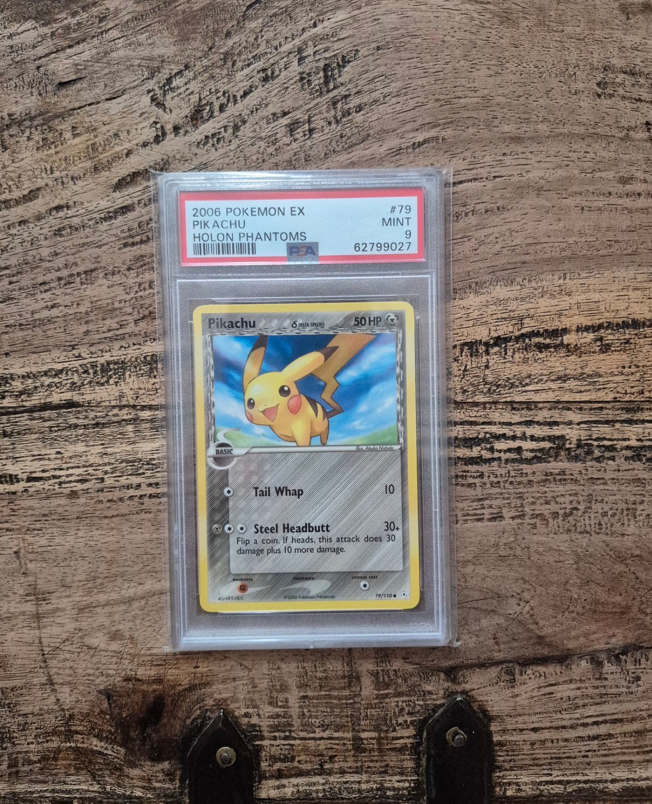 Pikachu Holon Phantoms #79 PSA 9, Ophalen of Verzenden