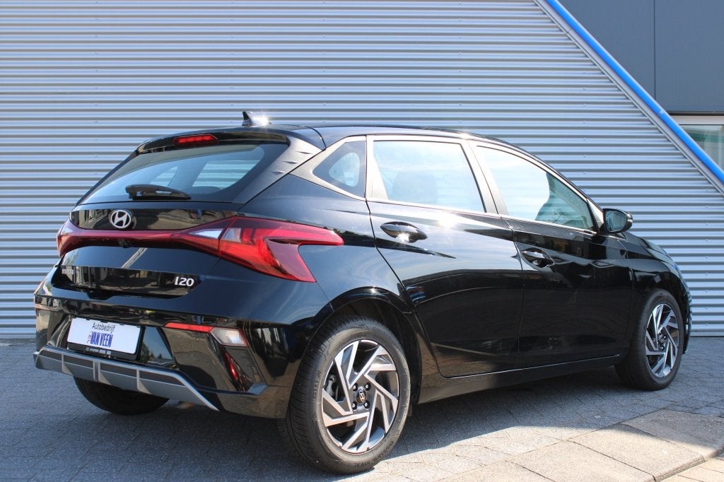Hyundai i20 1.0 T-GDI Comfort Smart | Navi | Stoel -/ Stuurw, Auto's, Hyundai, Gebruikt, Zwart, Lichtsensor, Zwart